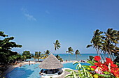 Pool of the Karafuu Resort on the waterfront, Dongwe, Zanzibar, Tanzania, Africa