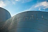 Curved Roof Line of a Modern Building, Los Angeles, CA, USA