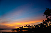 Hawaiian Beach at Sunset, Kapolei, HI, USA