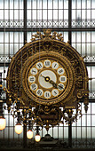 Clock in the Musee d'Orsay, Paris, France
