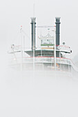 Riverboat in the Fog, New Orleans, Louisiana, USA