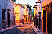 Old World Street Scene, San Miguel de Allende, Guanajuato, Mexico