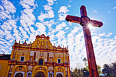 Front Facade of a Colonial Church, San CristÃ³bal de las Casas, Chiapas, Mexico