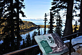 View of Emerald Bay at Lake Tahoe, North California, USA, America