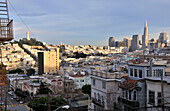 Blick über die Stadt San Francisco, Kalifornien, USA, Amerika