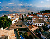 Blick auf Valle Alto Guadalquivir, Baeza, Andalusien, Spanien