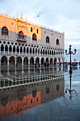 St Mark's square in the rain, Piazza San Marco, Venice, Italy
