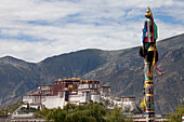 Potala Palace, residence and government seat of the Dalai Lamas in Lhasa, Tibet Autonomous Region, People's Republic of China