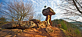 Natural monument Devil's Table near Hinterweidenthal, Rhineland-Palatinate, Germany, Europe