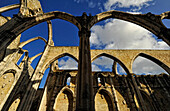 Ruine der Klosterkirche des Convento do Carmo, Lissabon, Portugal, Europa