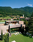 Hotel Post Bezau, Bezau, Blick auf Bregenzerwald, Bregenz, Vorarlberg, Österreich