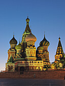 Cathedral of the Intercession, or Cathedral of St. Basil the Blessed, Red Square, Moscow, Russia