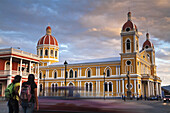 Cathedral, Parque Colon (aka Central Park), Granada, Nicaragua