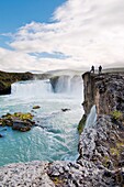 Godafoss or waterfall of the Gods, is on the river Skjalfandafjot North Iceland