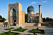 Gur Emir, Gur- Amir, Guri Amir mausoleum, grave of Timur, Temur, Tamerlane, Samarkand, Silk Road, Uzbekistan, Central Asia