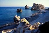 Greece, Cyprus Island, greek part, Petra Tou Romiou bay
