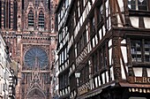 France, Alsace, Strasbourg, Cathedral