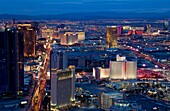 Las Vegas city at night, Nevada, USA