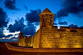 The castle of San Salvador de la Punta in Havana City in Cuba