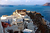 oia Ia Santorini Town- Greek Cyclades islands.