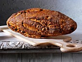 Artisan organic Wholemeal bread loaf