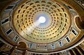 Pantheon the 2nd century Roman temple to all Roman Gods built by the Emperor Trajan Now the Roman Catholic church of St Mary and the Martyrs Rome