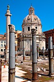 Columns of Emperors Trajan's Forum and Trajans Column Rome
