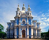Russia St Petersburg Smolny Cathedral