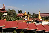 Myanmar, Burma, Yangon, Rangoon, Ashay Tawya buddhist monastery