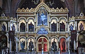 Finland, Helsinki, Uspenski Orthodox Cathedral, interior, iconostasis