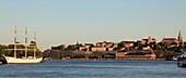 Sweden, Stockholm, Södermalm district, panoramic view