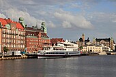 Sweden, Malmö, Malmo, harbour, ship, architecture
