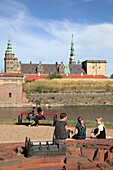 Denmark, Zealand, Helsingor, Kronborg Castle