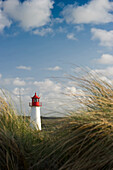 Leuchtturm List-West, Ellenbogen, List, Sylt, Schleswig-Holstein, Deutschland