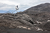 Seismic Station Monitoring the Volcano Eyjafjallajokull Following the Eruptions on March 20 and April 14, 2010 that Required the Evacuation of 800 People and Disrupted Air Traffic in Northern Europe, Iceland, Europe