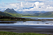 The Nature Reserve of Dyrholaey, a Volcano-Formed Island, Now a Peninsula near Vik on the Southern Coast of Iceland, Europe