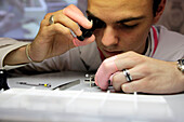 The Watchmaker's Profession, Watch and Clock-Making, Applied Arts, 41St Olympiad of Metiers in Brittany, Brest, Finistere (29), France