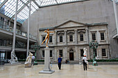 Exhibition Hall in the Metropolitan Museum of Art, Manhattan, New York City, New York State, United States