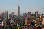 View of the Empire State Building and Midtown Manhattan, New York City, New York State, United States