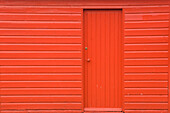 Red Wooden Shed, Ross-shire, Scotland, UK
