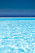 Rippled surface of swimming pool