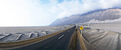 Chili, El Norte Grande, road near mountain, panoramic view