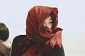 Lady in a Red Shawl