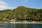 Dorf auf der Insel Makogai, Lomaviti, Fidschi