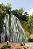 Wasserfall Cascada El Limon, Las Terrenas, Halbinsel Samana, Dominikanische Republik