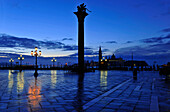 The Lion of St. Marcus, Piazzetta, San Giorgio Maggiore, Piazza San Marco, St Mark's Square, Venice, Italy