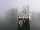 Alter Steg, Fraueninsel, Chiemsee, Bayern, Deutschland