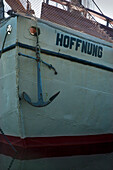 Schiff „Hoffnung“ im Museumshafen, Greifswald, Ostsee, Mecklenburg-Vorpommern, Deutschland