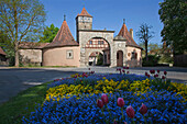 Roeder Gate, Rothenburg ob der Tauber, Franconia, Bavaria, Germany