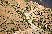 Africa, Maghreb, North africa,Morocco, road of Tizi N Test mountain pass, hillside Taroudant